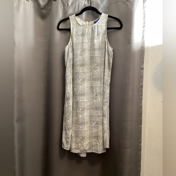 Apt 9 white and black printed shift dress size small - Picture 1 of 3